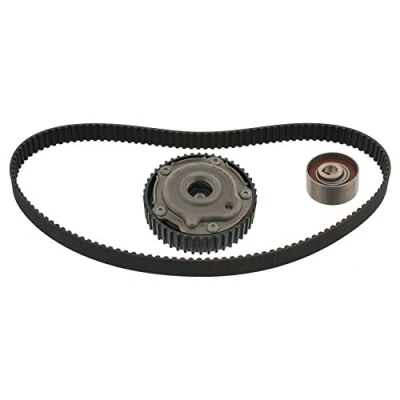 Image of 1535624, 1535624S3, 1564819, 1564819S3, 1590748 Timing belt kit FEBI BILSTEIN 49385 129 with camshaft adjustment trapezoidal tooth profile