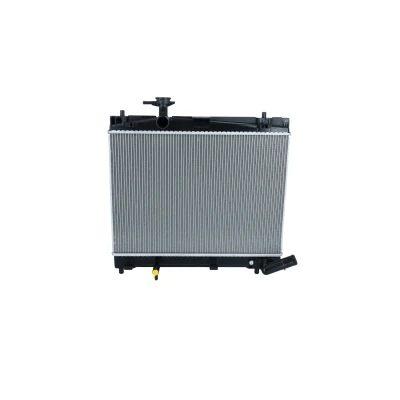 Image of 1640047090 Engine radiator NRF 58384 Aluminium 479mm 350mm 16mm Brazed cooling fins TOYOTA: Yaris III Hatchback