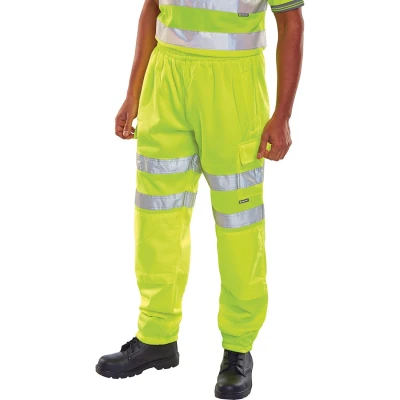 Image of HI VIZ JOGGING BOTTOMS SATURN YELLOW XXXXL
