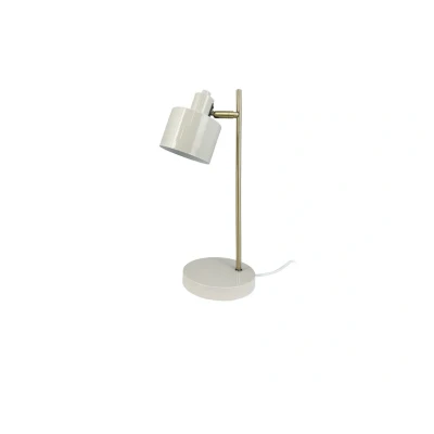 Image of Dyberg Larsen Ocean table lamp, beige, height 43 cm, metal