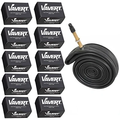 Image of Vavert 700 x 18 25c Road Bike Inner Tubes Presta Valve (Pack of 10)