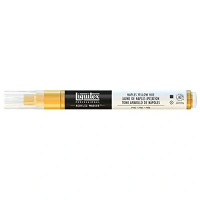 Image of Liquitex 4620601 2 4 mm Fine Nib Paint Marker Naples Yellow Hue