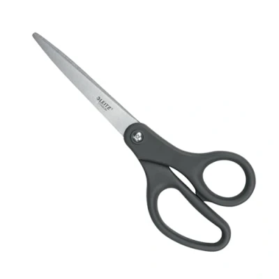 Image of Leitz Titanium Scissors 205 mm, Stainless Steel mm with Coated Blades on Plastic Free Hanging Card, 54220089