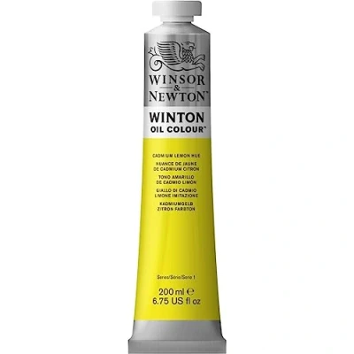 Image of Winsor &amp; Newton Winton 200ml Oil Colour Cadmium Lemon Hue 1437087