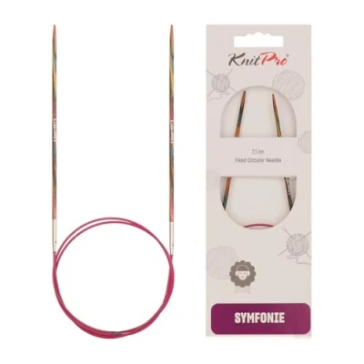Image of KnitPro 60 cm x 2.5 mm Symfonie Fixed Circular Needles, Multi Color