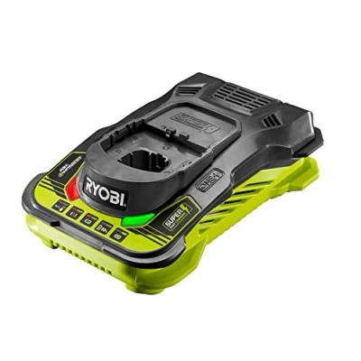 Image of Ryobi RC18150 18V ONE+ Cordless 5.0A Battery Charger, Hyper Green/Grey