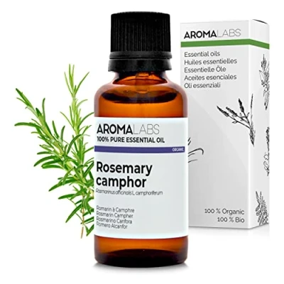 Image of BIO Rosemary Camphor Essential Oil 30mL 100% Pure, Natural, Chemotyped and AB Certified AROMA LABS (French Brand)