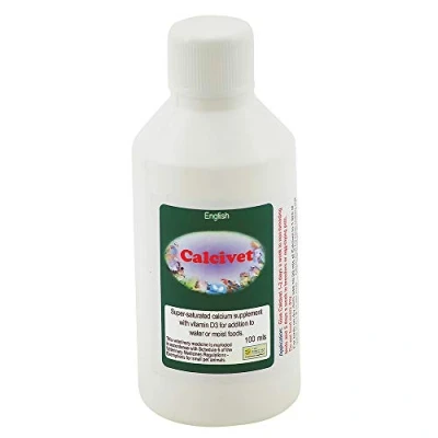 Image of Calcivet 100ml (Liquid Calcium &amp; D3) The Birdcare Company