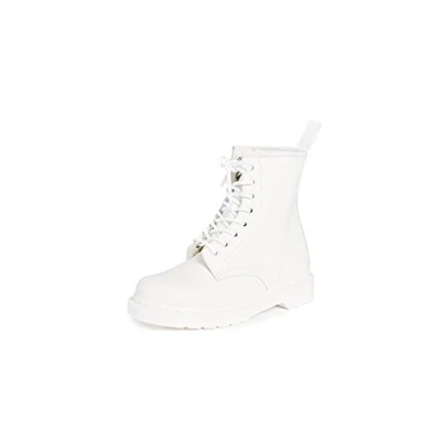 Image of Dr. Martens Core 1460 Mono Smooth, Unisex Adults&#039; Boots, Ivory (Bianco), 3 UK (36 EU)