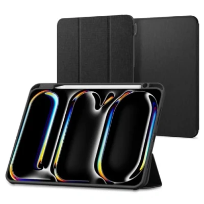 Image of Spigen Urban Fit Case Compatible with iPad Pro 11 inch (2024) 5th Generation Black
