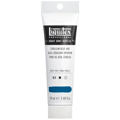 Image of Liquitex Professional Heavy Body Acrylic Paint 59 ml tube, Cerulean Blue Hue
