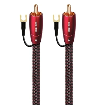 Image of AudioQuest Irish Red 2m Black RCA Audio Cable
