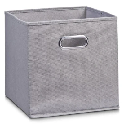 Image of Zeller 14130 Fleece Storage Box, Grey, 28 x cm