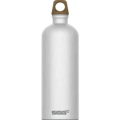 Image of SIGG Aluminium Water Bottle Traveller MyPlanet Alu Climate Neutral Certified Suitable For Carbonated Beverages Leakproof Lightweight BPA Free 0.6 L
