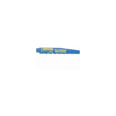 Image of Irwin 656R 150mm Sabre Saw Blade Nail Embedded Wood Cut Pack of 5 IRW10504155
