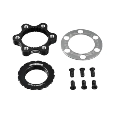 Image of Shimano 6 Bolt Rotor To Centre Lock Hub Disc Adapter SMRTAD05