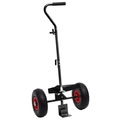 Image of ROTHENBERGER Industrial gas cylinders (all types) transport trolley solid rubber tires ; also for transporting flower/plant tubs