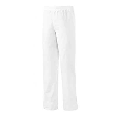 Image of BP 1645 400 21/Ml, Unisex trousers, with elasticated waist 215,00 g/m², fabric blend, Color white, Size Ml