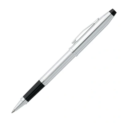 Image of CROSS Century II Lustrous Chrome Rollerball Pen with Plated Appointments incl. Luxury Gift Box Refillable