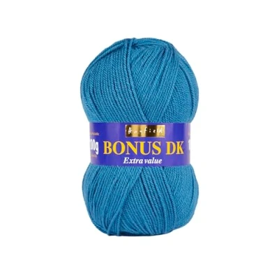 Image of Hayfield Bonus DK Double Knitting Yarn, Royal Teal (558), 100g by Sirdar
