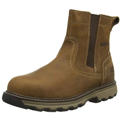 Image of Cat Footwear Men&#039;s Pelton Work Boots, Brown (Brown 003), 9 UK