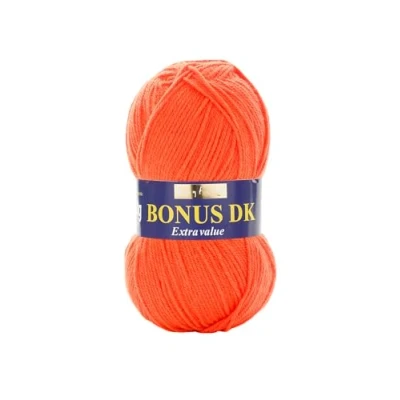 Image of Hayfield Bonus DK Double Knitting, Bright Orange (981), 100g by Sirdar