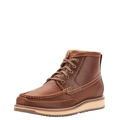 Image of ARIAT Mens Lookout Western Chukka Boot Brown Size: 8.5 UK