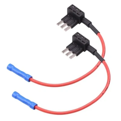 Image of 2x Micro3 Piggyback Add A Circuit Blade Fuse Holder For Micro 3 Fuses Auto Electrical