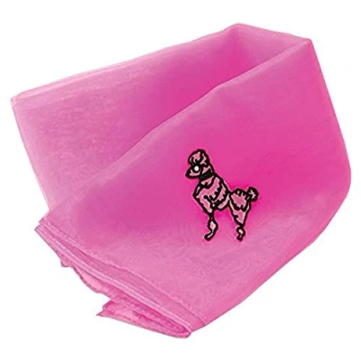 Image of 50s Pink Poodle Neck Scarf