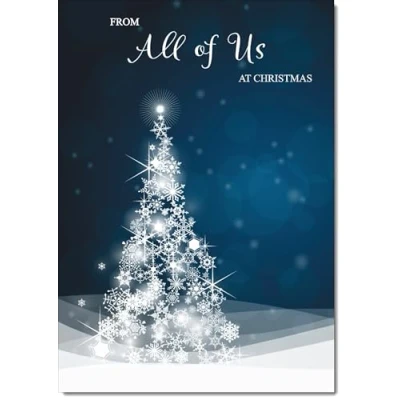 Image of doodlecards From All Of Us Christmas Card Medium Size with Plain Envelope