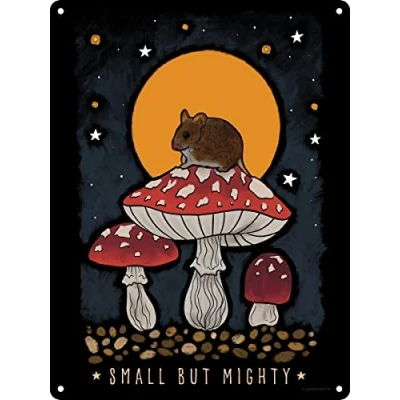 Image of Inner Strength Small But Mighty Mini Tin Sign 15x20cm