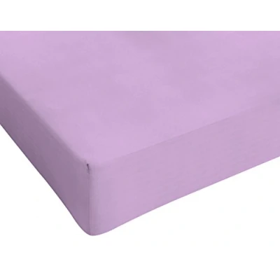Image of Sogni e Capricci Max Color Fitted Sheet with 25cm Corner, lillac, single