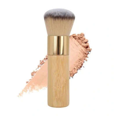Image of Sonew Loose Powder Brushes, Bamboo Makeup Brush for Face Base Blush Cosmetic Applying Tool