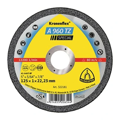 Image of Klingspor 322181 A 960 TZ SPECIAL, Trennscheibe INOX, SPEZIAL