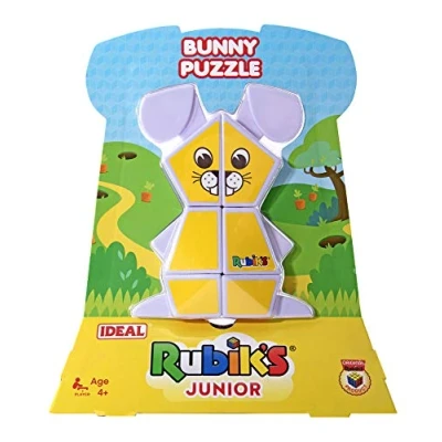 Image of Rubik&#039;s Junior Bunny Original Kid’s Twisty Animal Puzzle, Easy Grip Toy