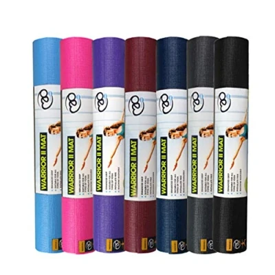 Image of 2021 Warrior Yoga Mat II 4mm Fitness Pilates (Purple)