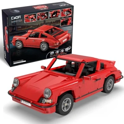 Image of CaDA Classic Sports Car 1429pc Brick Model Age 16+ C61045W
