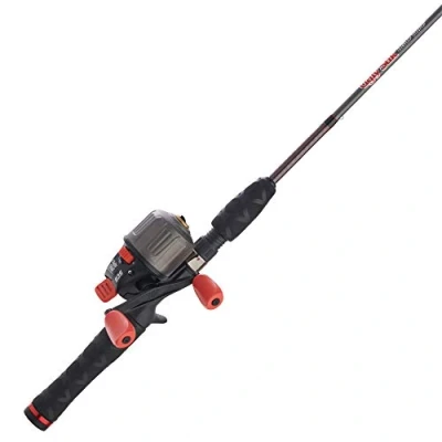 Image of Shakespeare Ugly Stik 5’6 Tuff Spincast Fishing Rod and Reel Combo, Tech Construction with Clear Tip Design, Size 6 3 Ball Bearing Casting
