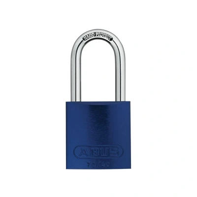 Image of Abus 72/40mm Aluminium Padlock 40mm Long Shackle Blue Keyed Alike TT60121