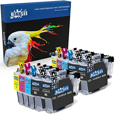 Image of RINKLEE 10 Compatible LC3213 Ink Cartridges Replacement for Brother DCP J572DW J774DW MFC J895DW J497DW J890DW J772DW J491DW
