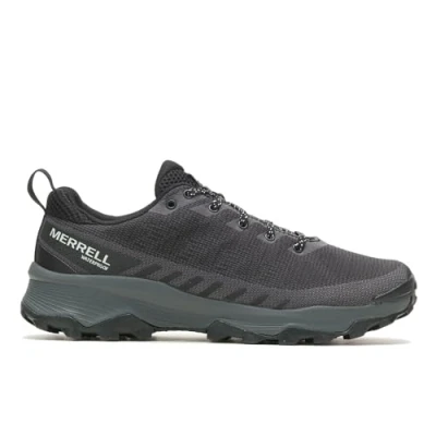 Image of Merrell Men&#039;s Speed Eco Wp Black/Asphalt Sneaker, 9 UK