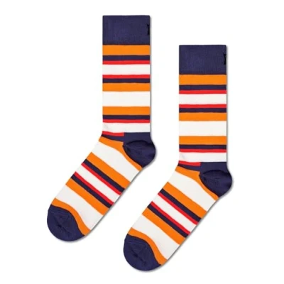 Image of Happy Socks, Crew Stripes Socks for Men and Women, Day Sock, Size 36 40