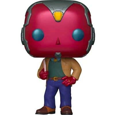 Image of Funko Pop! 52047 Marvel WandaVision 70s Vision Vinyl Figure Exclusive Special Edition #718