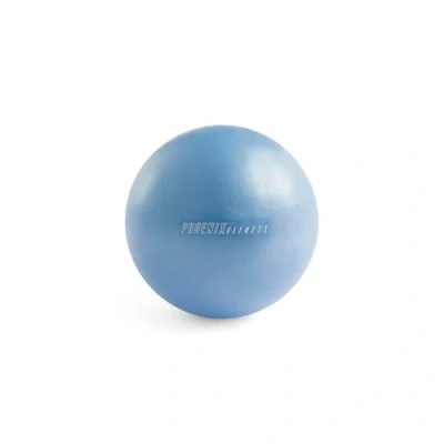 Image of Phoenix Fitness 23cm Soft Pilates Ball 9 Inch Anti Burst Exercise for Yoga, Barre &amp; Small Gym Core Training Physical Therapy Blue