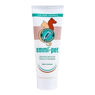 Image of Emmi pet 3X Dog Toothpaste for Ultrasonic Toothbrush I Suitable All Breeds of Ages Vegan, Free from Nanomaterials &amp; Microplastics Without Animal Testing 75 ml
