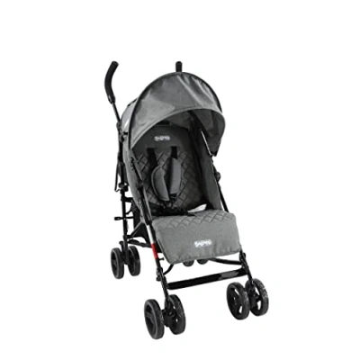 Image of Babyco Arc 0+ Stroller Pram Pushchair Grey Melange with Raincover