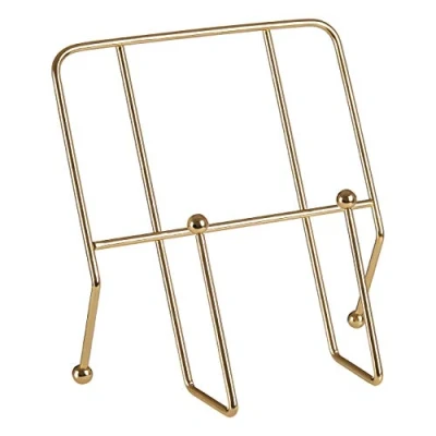 Image of Premier Housewares 509921 Cookbook Stand, Gold Finish