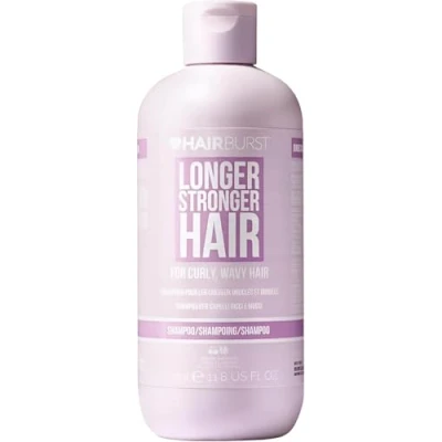 Image of Hair BURST Wavy &amp; Curly Shampoo Sulfate, SLS, Paraben Free, CGM Approved Nourishing Amino Acids, Almond Extract Cherry Oil Curl Enhancing, Frizz Control Moisturising