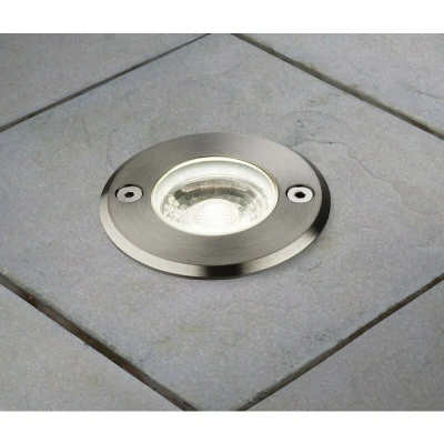 Image of Firstlight LED Modern Style Ground Light 5W Cool White Stainless Steel