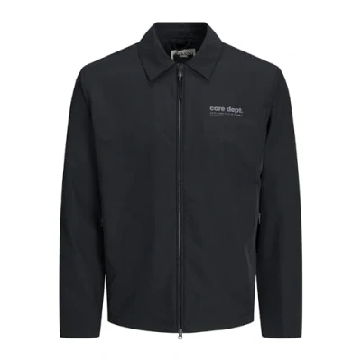 Image of JACK &amp; JONES Men&#039;s jcotrack Shacket Blouson, Black, XS